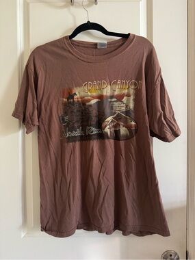 Gildan Brown Grand Canyon North Rim Graphic Tee